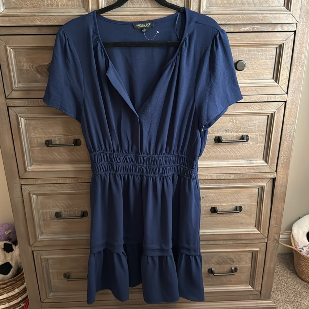Rachel Zoe Navy Blue Dress Size XL